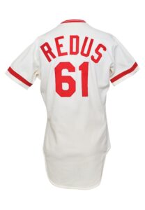 1982 Gary Redus Rookie Cincinnati Reds Game-Used Jersey & Bat