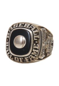 1982 Hank Aaron Hall of Fame Salesman’s Sample Ring