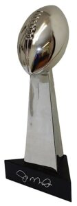 1982 Joe Montana San Francisco 49ers Autographed Super Bowl XVI Replica Trophy