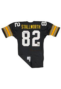 1982 John Stallworth Pittsburgh Steelers Game-Used & Autographed Home Durene Jersey