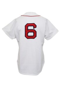 1982 Johnny Pesky Boston Red Sox Coaches-Worn Home Uniform