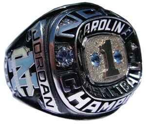 1982 Michael Jordan University of North Carolina NCAA Championship Ring