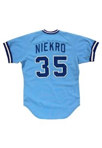 1982 Phil Niekro Atlanta Braves Game-Used Jersey