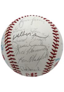 1982 St. Louis Cardinals Team-Signed OWS Baseball