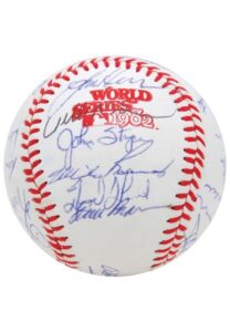 1982 St. Louis Cardinals Team-Signed World Series Baseball