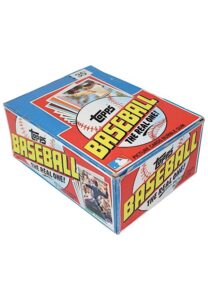 1982 Topps Baseball Unopened Wax Box