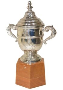 1983-84 Edmonton Oilers Clarence Campbell Bowl Championship Trophy Presented To Owner Peter Pocklington