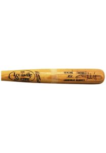 1983-86 Nolan Ryan Houston Astros Game-Used & Autographed Bat