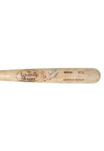 1983-86 Robin Yount Game-Used & Autographed Bat