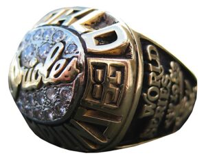 1983 Benny Ayala Baltimore Orioles World Series Ring