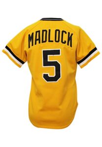 1983 Bill Madlock Pittsburgh Pirates Game-Used & Autographed Jersey