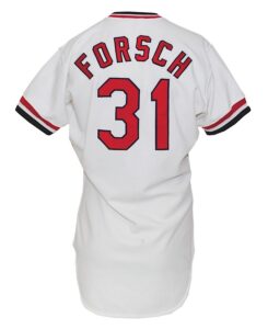 1983 Bob Forsch St. Louis Cardinals Game-Used Home Jersey