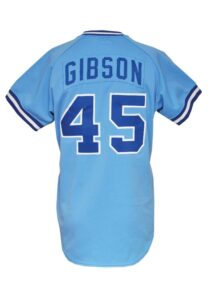 1983 Bob Gibson Atlanta Braves Coaches Worn Road Jersey