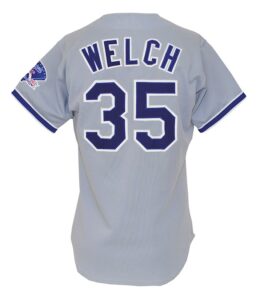 1983 Bob Welch Los Angeles Dodgers Game-Used Road Jersey