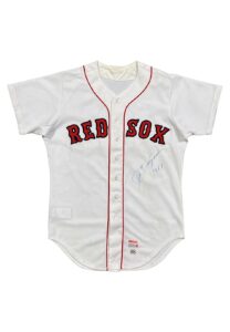 1983 Carl Yastrzemski Boston Red Sox Final Career Game-Used & Signed Home Jersey