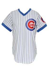 1983 Chicago Cubs Game-Used Home Jersey Attributed to Mike Diaz