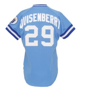 1983 Dan Quisenberry Kansas City Royals Game-Used Road Jersey