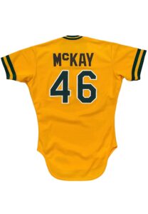 1983 Dave McKay Oakland A’s Team-Issued Jersey