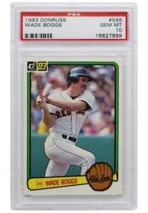 1983 Donruss Wade Boggs #586