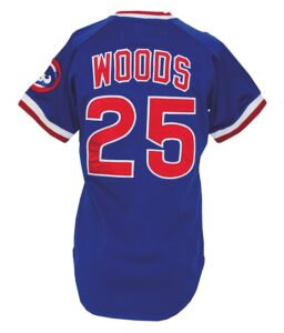 1983 Gary Woods Chicago Cubs Game-Used Alternate Jersey