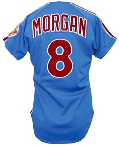 1983 Joe Morgan Philadelphia Phillies Game-Used & Autographed Road Jersey