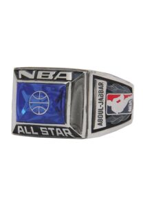 1983 Kareem Abdul-Jabbar NBA All-Star Ring