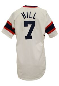 1983 Marc Hill Chicago White Sox Game-Used Home Jersey