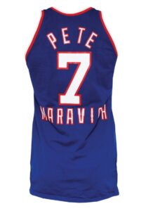 1983 “Pistol” Pete Maravich Schick NBA Legends Game-Used Jersey