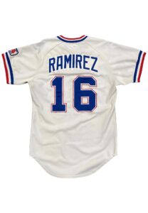 1983 Rafael Ramirez Atlanta Braves Game-Used & Signed Home Jersey