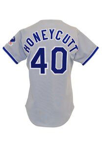 1983 Rick Honeycutt Los Angeles Dodgers Game-Used Road Jersey