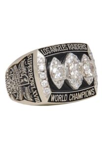 1983 Tony Caldwell Los Angeles Raiders Super Bowl XVIII Championship Players Ring