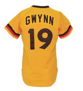 1983 Tony Gwynn San Diego Padres Worn Batting Practice Jersey