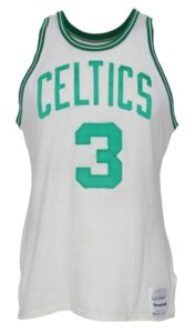 1984-1985 Dennis Johnson Boston Celtics Game-Used Home Uniform