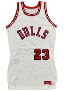 1984-1985 Michael Jordan Chicago Bulls Rookie Game-Used Home Jersey