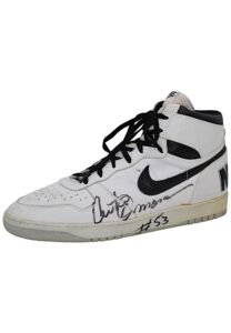 1984-85 Artis Gilmore San Antonio Spurs Game-Used & Autographed Single Shoe Presented To Julius “Dr. J” Erving