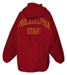 1984-85 Bart Oates Philadelphia Stars USFL Worn & Autographed Side Line Jacket