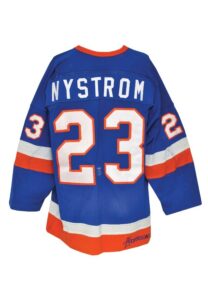 1984-85 Bobby Nystrom NY Islanders Game-Used Home Jersey