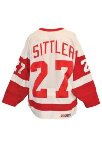 1984-85 Darryl Sittler Detroit Red Wings Game-Used Home Jersey