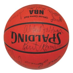 1984-85 LA Lakers World Championship Team Autographed Basketball