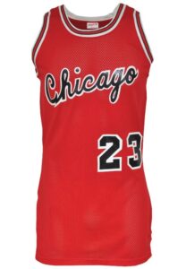 1984-85 Michael Jordan Chicago Bulls Game-Used Rookie Road Jersey