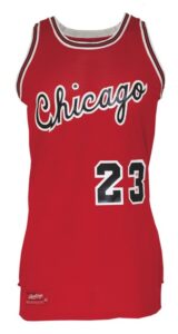 1984-85 Michael Jordan Rookie Chicago Bulls Game-Used & Autographed Road Uniform