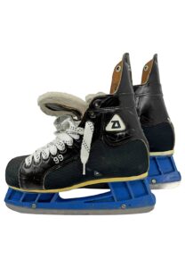 1984-85 Wayne Gretzky Edmonton Oilers Game-Worn & Dual Autographed Skates