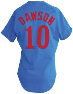 1984 Andre Dawson Montreal Expos Game-Used & Autographed Road Uniform