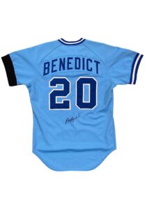 1984 Bruce Benedict Atlanta Braves Game-Used & Signed Jersey