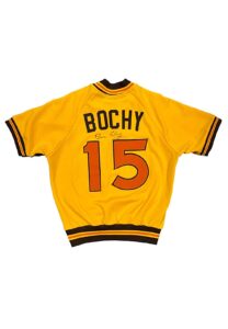 1984 Bruce Bochy SD Padres Player Worn & Signed BP Jersey