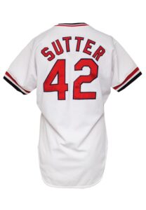 1984 Bruce Sutter St. Louis Cardinals Game-Used Home Jersey