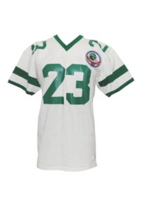 1984 Dennis Bligen Rookie NY Jets Game-Used Road Jersey