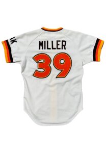 1984 Eddie Miller San Diego Padres Game-Used Jersey