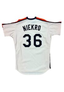 1984 Joe Niekro Houston Astros Game-Used & Signed Jersey