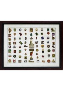 1984 Los Angeles Summer Olympics Pin Set Framed Display